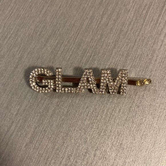 Glam Silver Rhinestone Hair Bobby Pin - Picture 1 of 1
